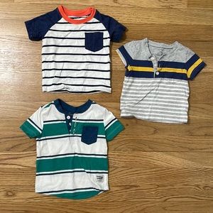 Three baby boys t shirts